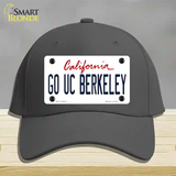 Go UC Berkeley Novelty License Plate Hat Cotton / Charcoal