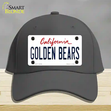 Golden Bears Novelty License Plate Hat Cotton / Charcoal