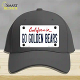 Go Golden Bears Novelty License Plate Hat Cotton / Charcoal