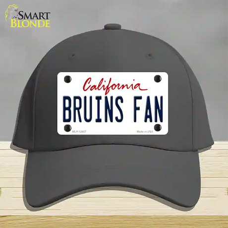 Bruins Fan Novelty License Plate Hat Cotton / Charcoal