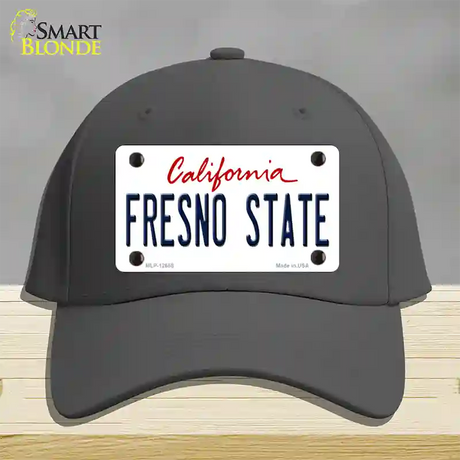 Fresno State Novelty License Plate Hat Cotton / Charcoal