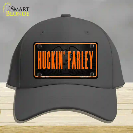 Huckin Farley Novelty License Plate Hat Cotton / Charcoal