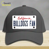 Bulldogs Fan Novelty License Plate Hat Cotton / Charcoal