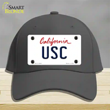 USC Novelty License Plate Hat Cotton / Charcoal