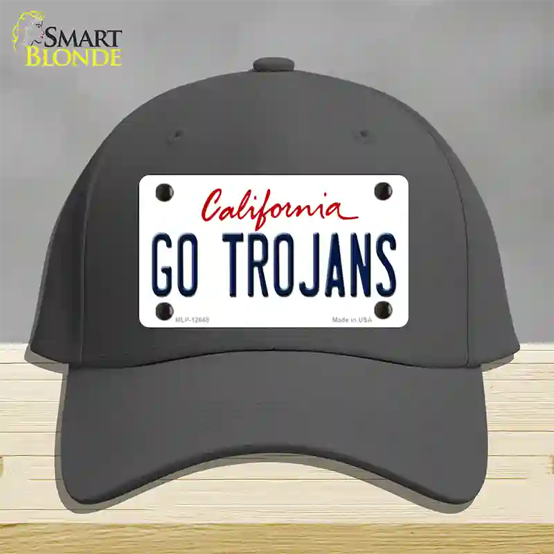 Go Trojans Novelty License Plate Hat Cotton / Charcoal