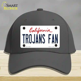 Trojans Fan Novelty License Plate Hat Cotton / Charcoal