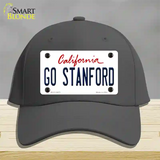 Go Stanford Novelty License Plate Hat Cotton / Charcoal