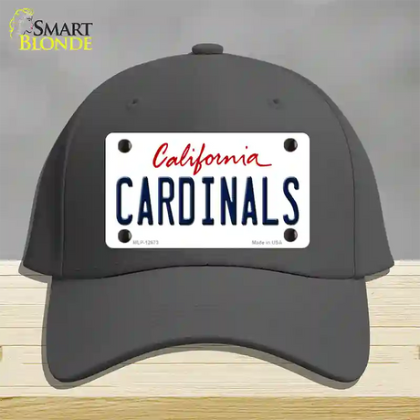 Cardinals Novelty License Plate Hat Cotton / Charcoal