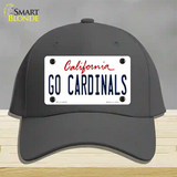 Go Cardinals Novelty License Plate Hat Cotton / Charcoal