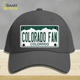 Colorado Fan Novelty License Plate Hat Cotton / Charcoal