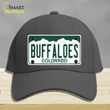 Buffaloes Novelty License Plate Hat Cotton / Charcoal