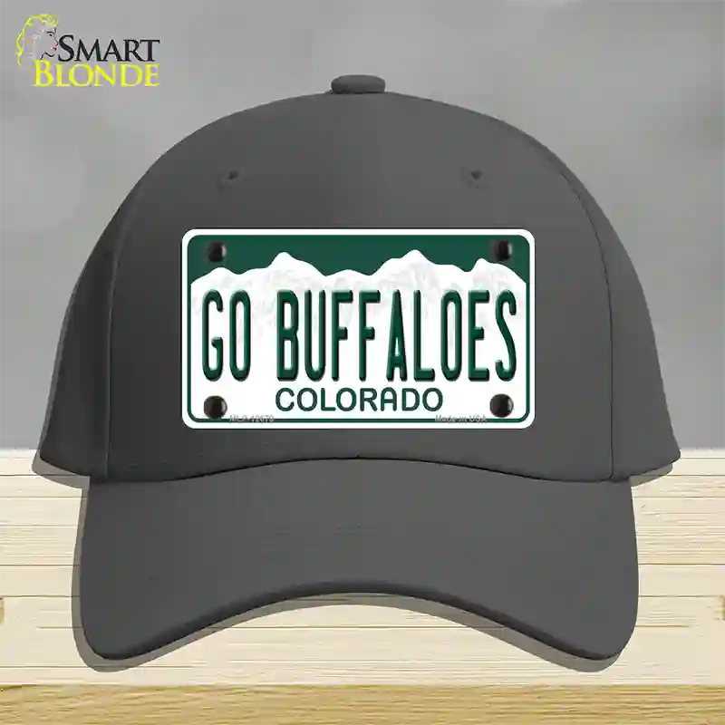 Go Buffaloes Novelty License Plate Hat Cotton / Charcoal