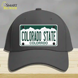 Colorado State Univ Novelty License Plate Hat Cotton / Charcoal