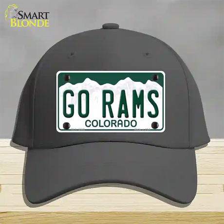 Go Rams Novelty License Plate Hat Cotton / Charcoal