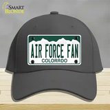 Air Force Fan Novelty License Plate Hat Cotton / Charcoal