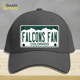 Falcons Fan Novelty License Plate Hat Cotton / Charcoal