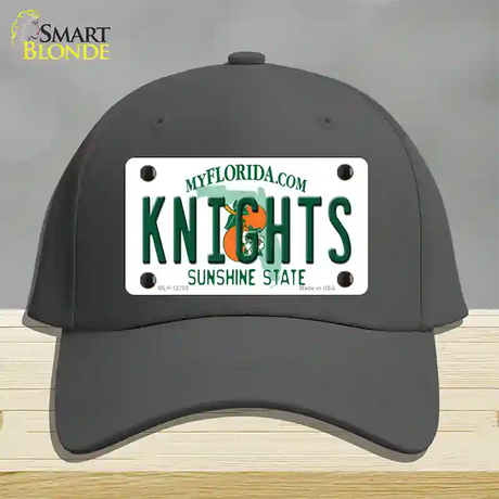 Knights Novelty License Plate Hat Cotton / Charcoal