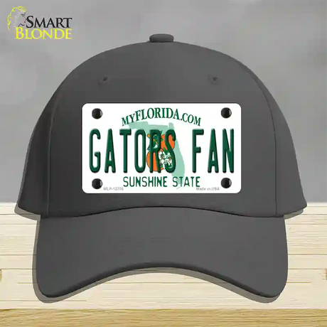 Gators Fan Novelty License Plate Hat Cotton / Charcoal