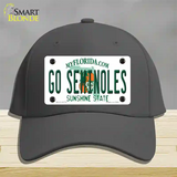 Go Seminoles Novelty License Plate Hat Cotton / Charcoal