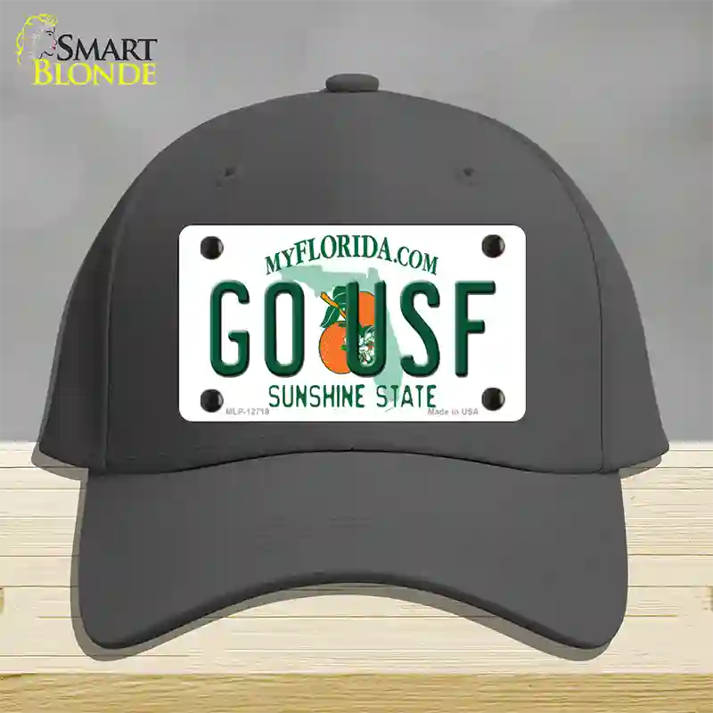 Go USF Novelty License Plate Hat Cotton / Charcoal