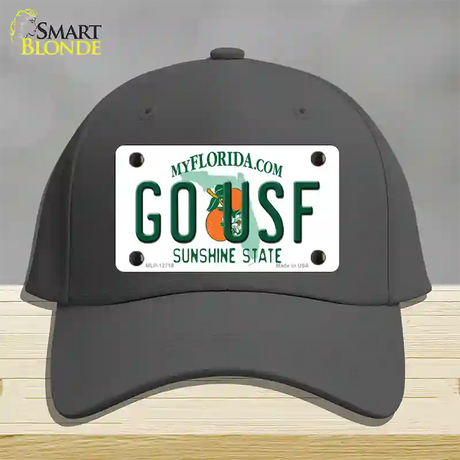 Go USF Novelty License Plate Hat Cotton / Charcoal