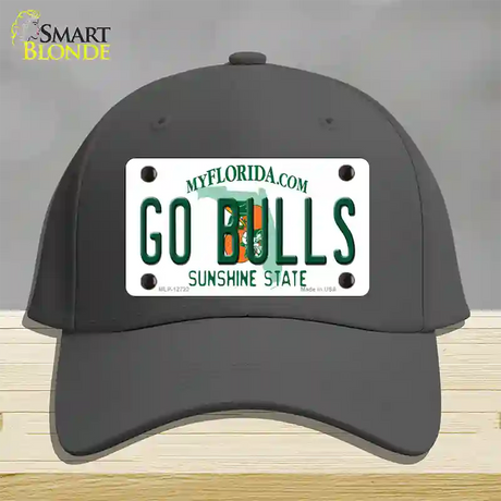 Go Bulls Novelty License Plate Hat Cotton / Charcoal