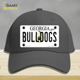 Bulldogs Georgia Peach Novelty License Plate Hat Cotton / Charcoal