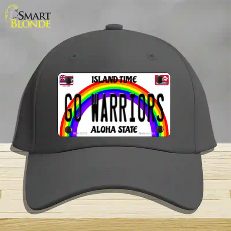 Go Warriors Novelty License Plate Hat Cotton / Charcoal