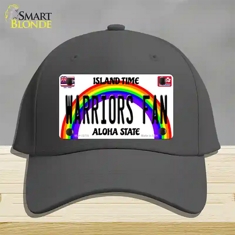 Warriors Fan Novelty License Plate Hat Cotton / Charcoal