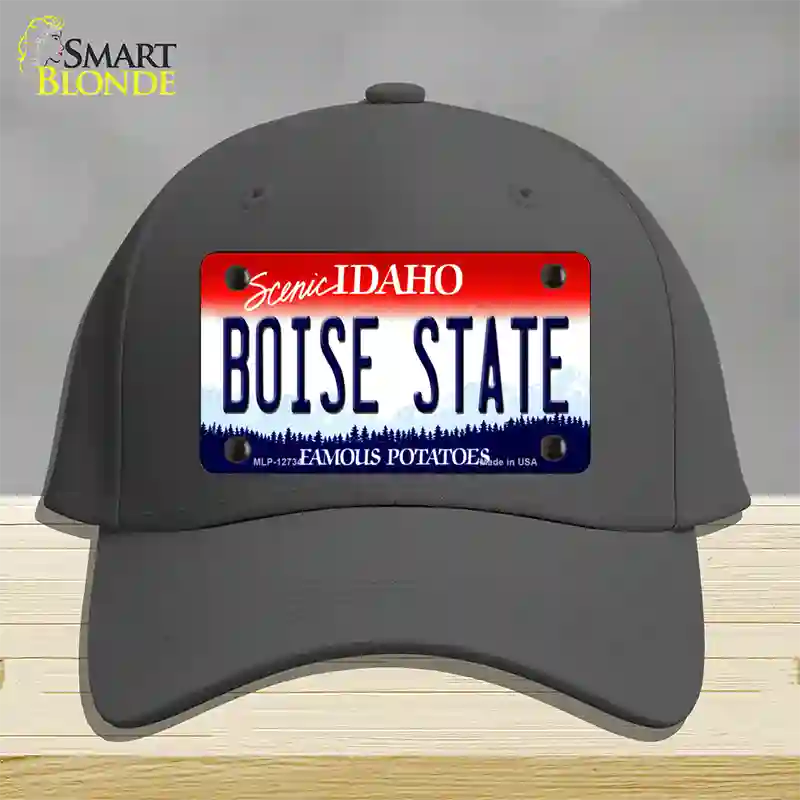 Boise State Novelty License Plate Hat Cotton / Charcoal