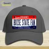 Boise State Fan Novelty License Plate Hat Cotton / Charcoal