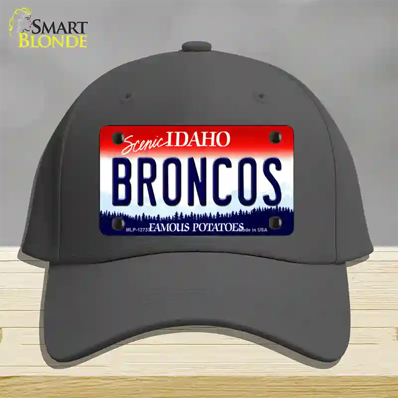 Broncos Novelty License Plate Hat Cotton / Charcoal