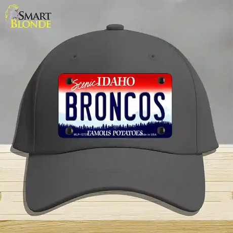 Broncos Novelty License Plate Hat Cotton / Charcoal