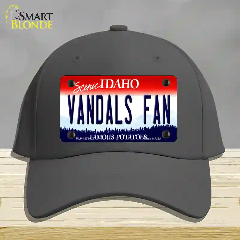 Vandals Fan Novelty License Plate Hat Cotton / Charcoal