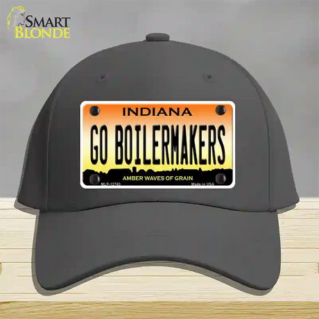 Go Boilermakers Novelty License Plate Hat Tag Cotton / Charcoal