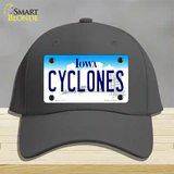 Cyclones Novelty License Plate Hat Tag Cotton / Charcoal