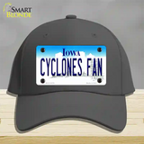 Cyclones Fan Novelty License Plate Hat Tag Cotton / Charcoal