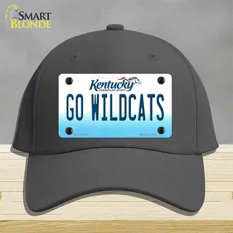 Kentucky Go Wildcats Novelty License Plate Hat Tag Cotton / Charcoal