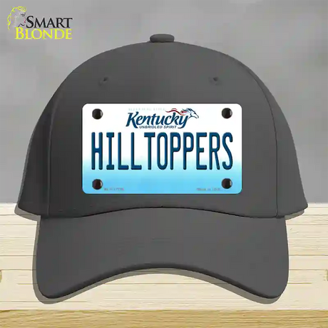 Hilltoppers Novelty License Plate Hat Tag Cotton / Charcoal