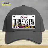 Terrapins Fan Novelty License Plate Hat Tag Cotton / Charcoal