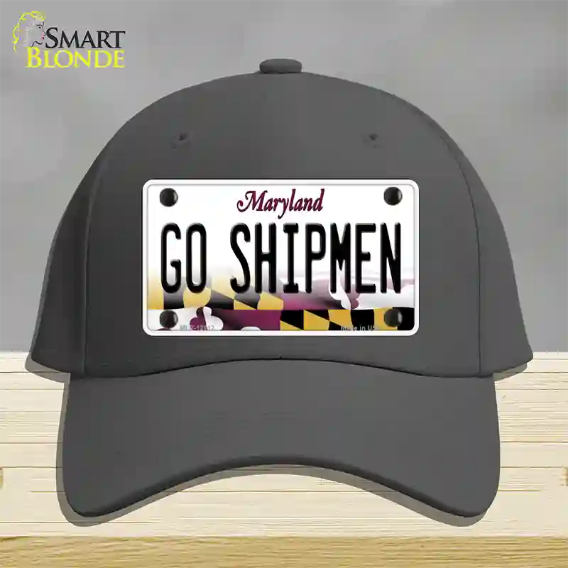 Go Shipmen Novelty License Plate Hat Tag Cotton / Charcoal