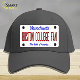 Boston College Fan Novelty License Plate Hat Cotton / Charcoal