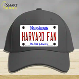 Harvard Fan Novelty License Plate Hat Cotton / Charcoal