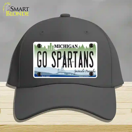 Go Spartans Novelty License Plate Hat Cotton / Charcoal