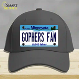 Gophers Fan Novelty License Plate Hat Cotton / Charcoal