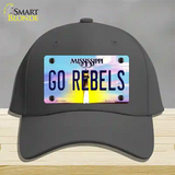 Go Rebels Novelty License Plate Hat Cotton / Charcoal