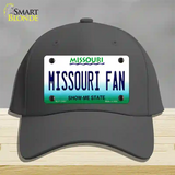 Missouri Fan Novelty License Plate Hat Cotton / Charcoal