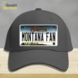 Montana Fan Novelty License Plate Hat Cotton / Charcoal