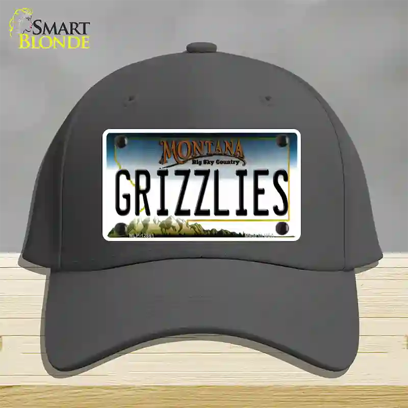 Grizzlies Novelty License Plate Hat Cotton / Charcoal