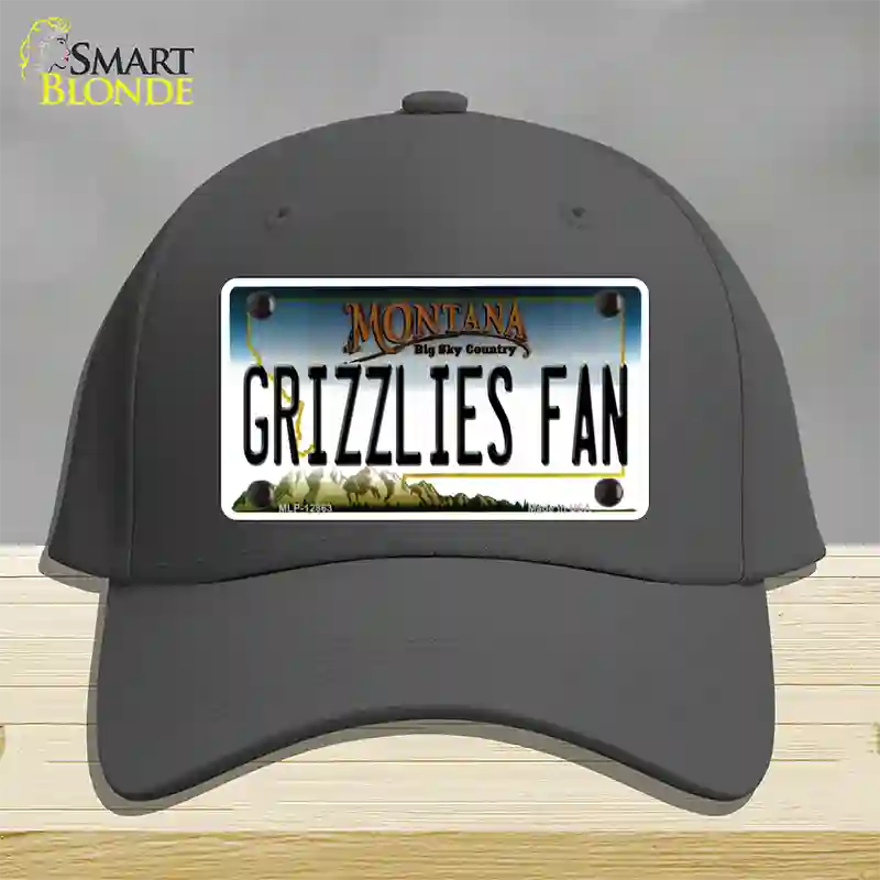 Grizzlies Fan Novelty License Plate Hat Cotton / Charcoal